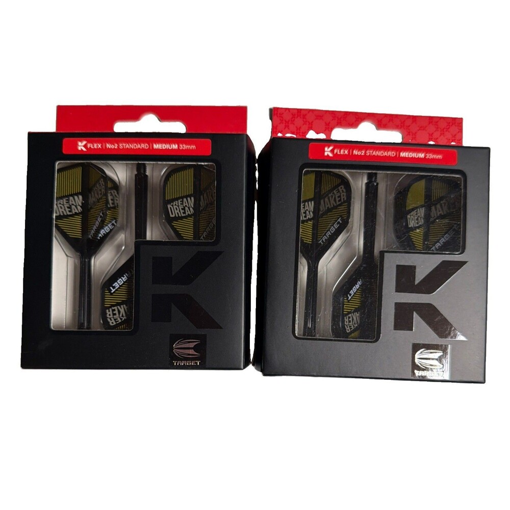 2Pack Target K-Flex Flight  No2 Dimitri Van Den Bergh Medium Dart Flights